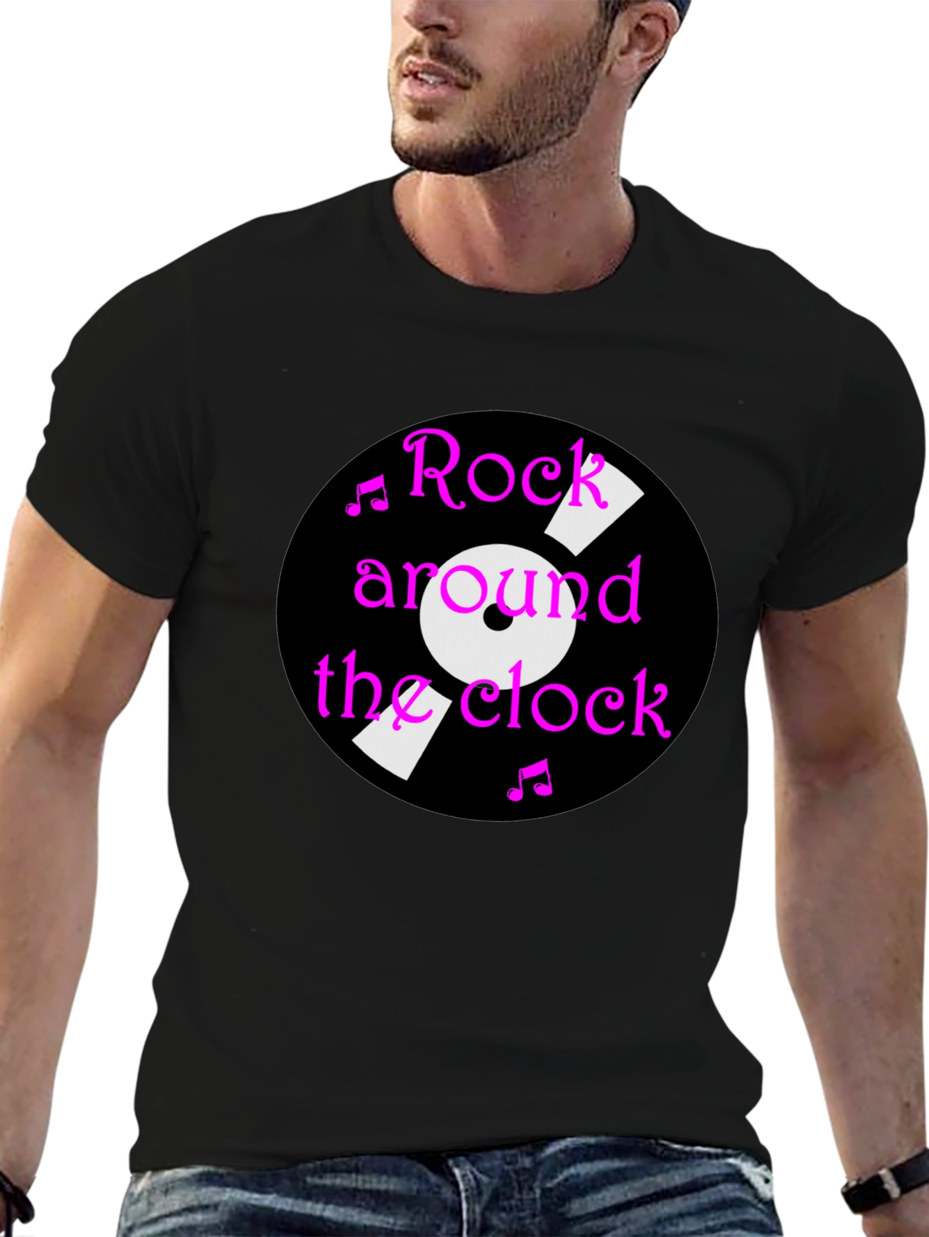 Rock Around the Clock Graphic Tee