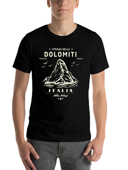 Dolomiti Italia Graphic T-Shirt - Black