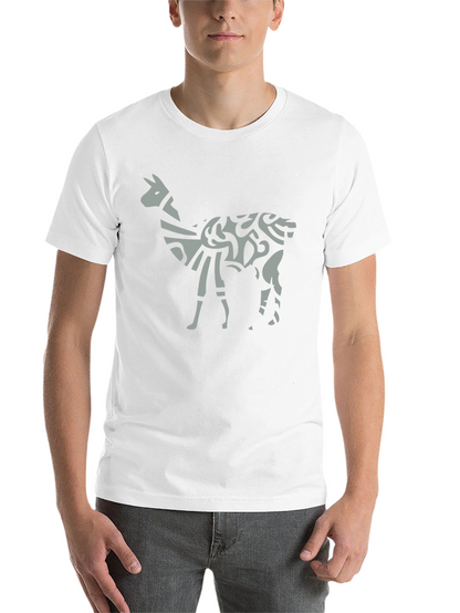 Tribal Llama Graphic Tee - Unique Mens T-Shirt
