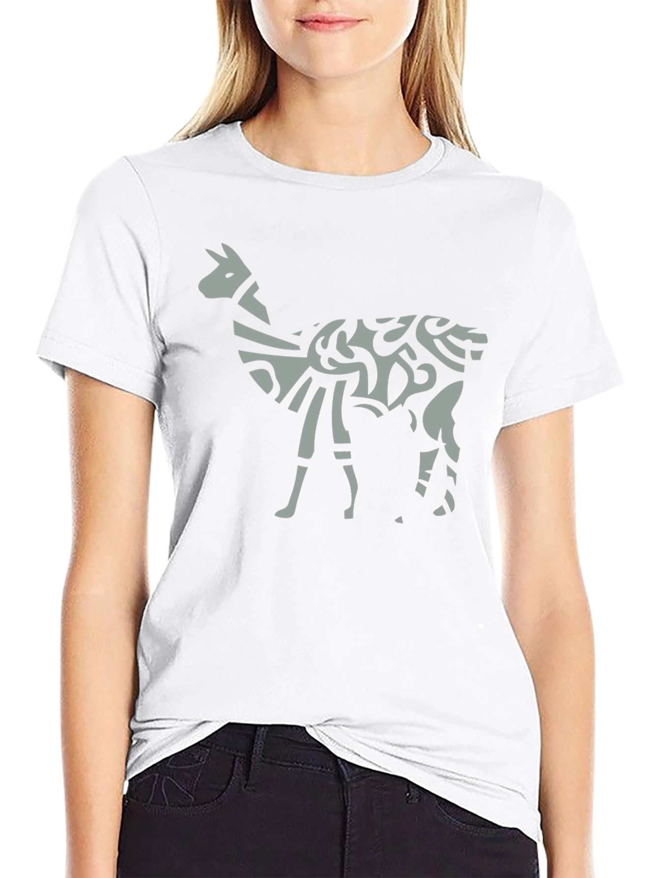 Tribal Llama Graphic Tee - Unique Mens T-Shirt
