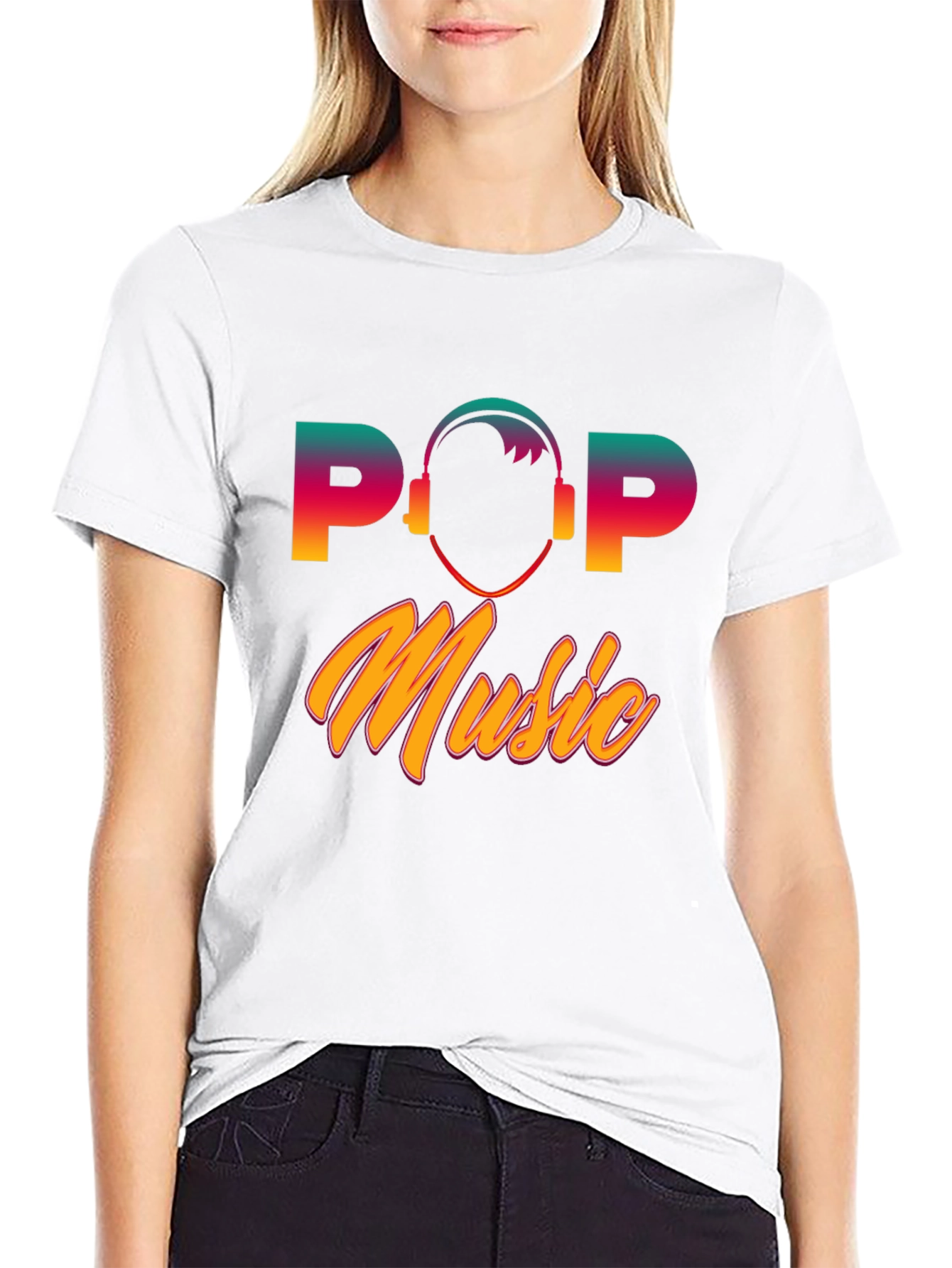 Pop Music Graphic T-Shirt - Retro Style Tee