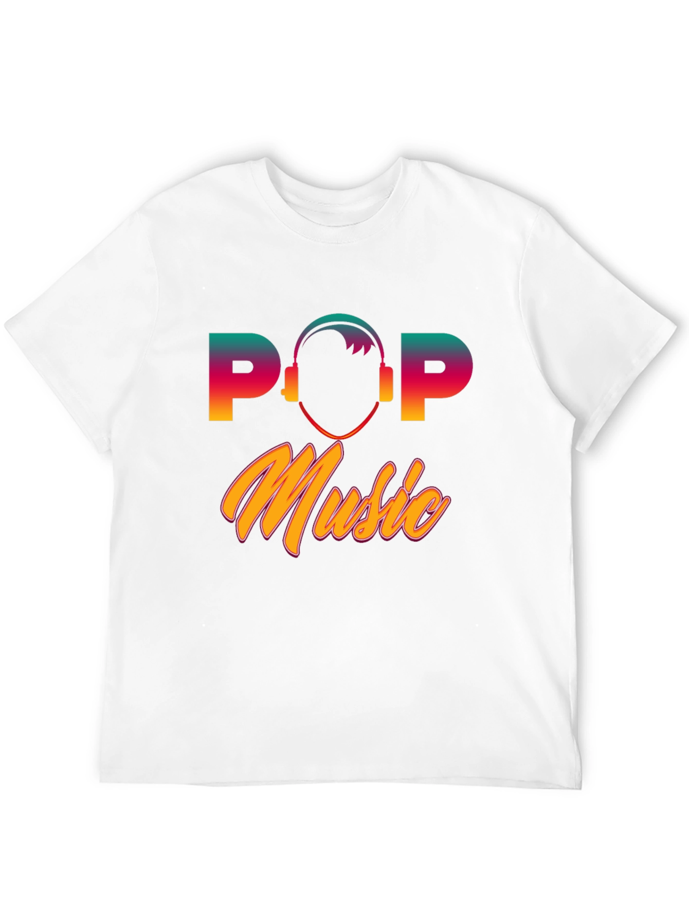 Pop Music Graphic T-Shirt - Retro Style Tee