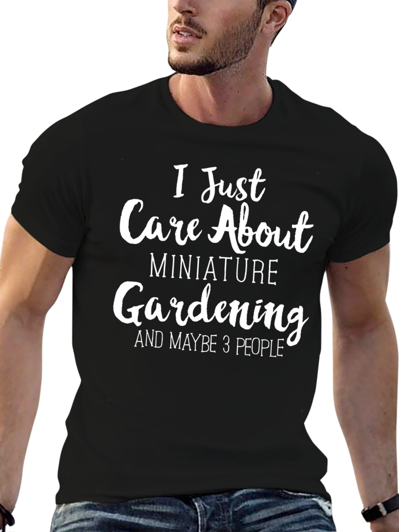 Miniature Gardening T-Shirt - Care About Funny Tee