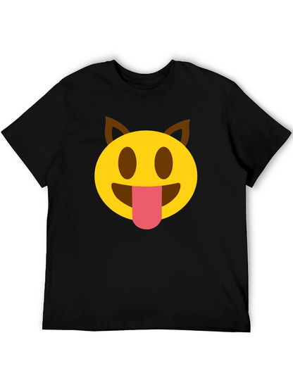Emoji Dog Tongue T-Shirt