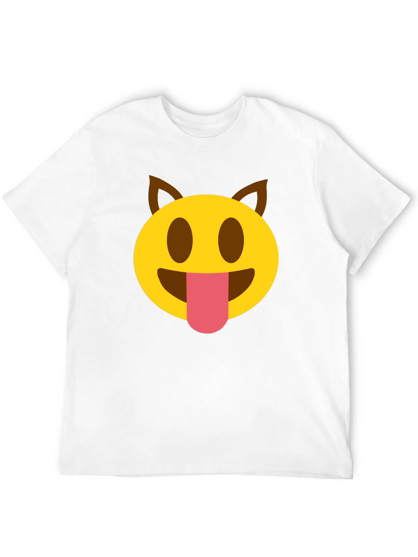 Emoji Dog Tongue T-Shirt