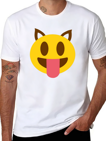 Emoji Dog Tongue T-Shirt