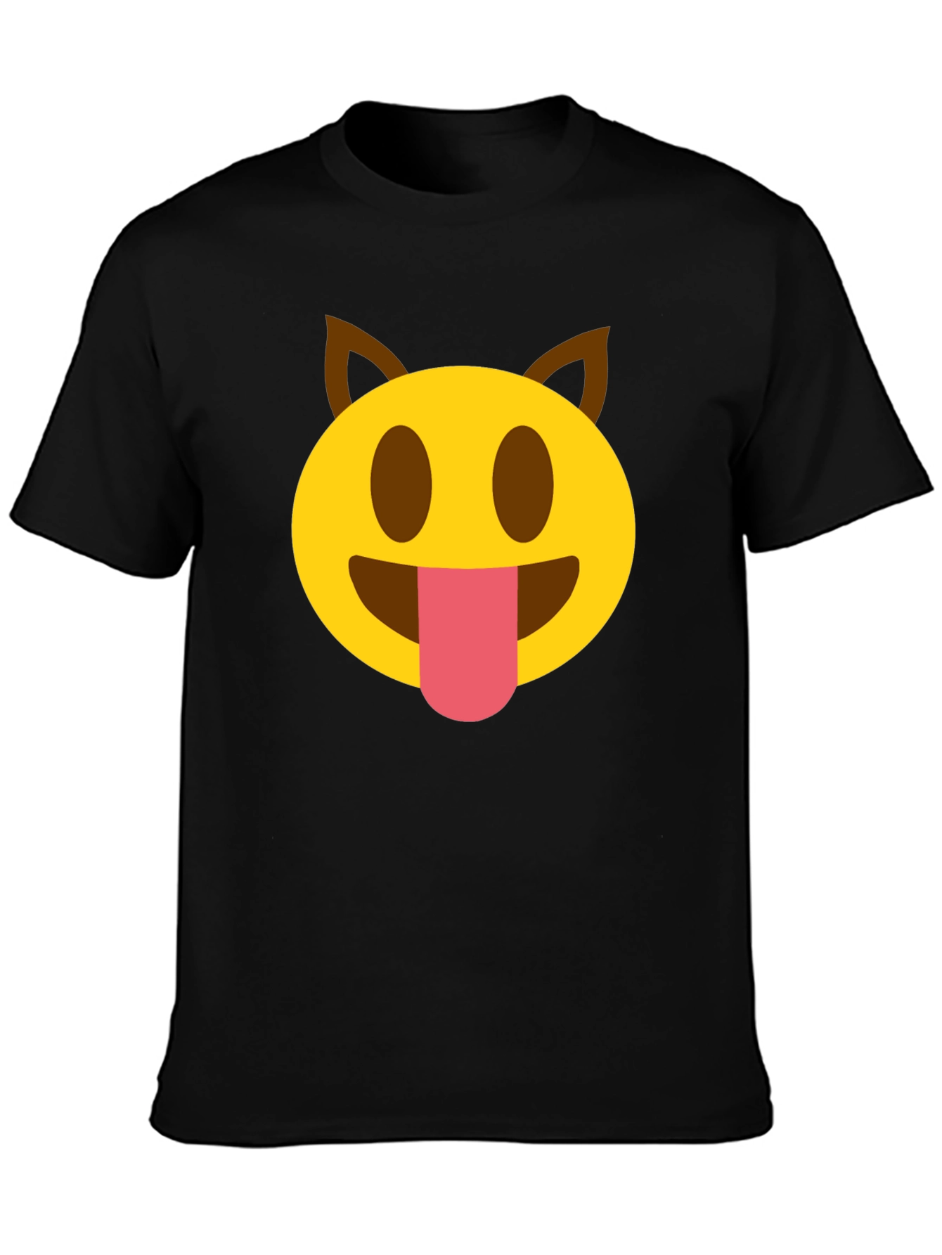 Emoji Dog Tongue T-Shirt