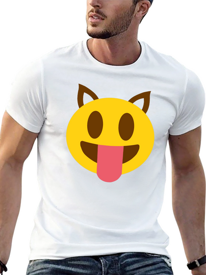 Emoji Dog Tongue T-Shirt