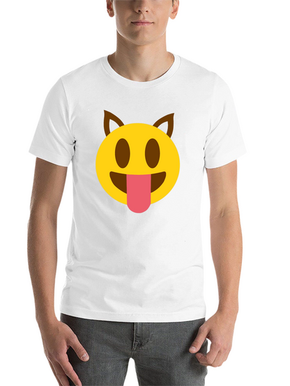 Emoji Dog Tongue T-Shirt