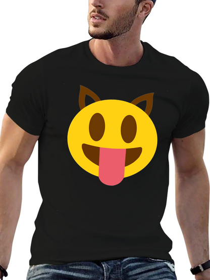 Emoji Dog Tongue T-Shirt