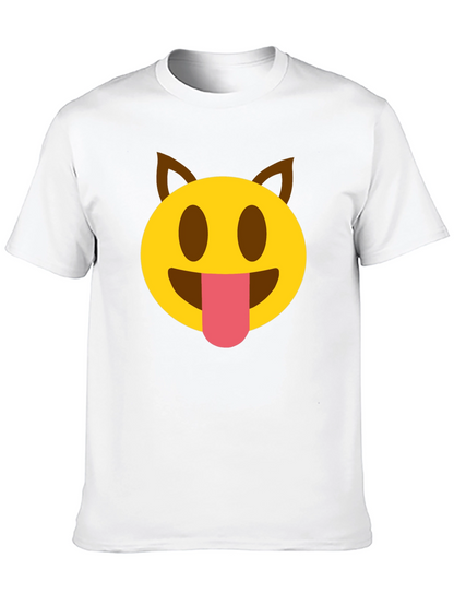 Emoji Dog Tongue T-Shirt