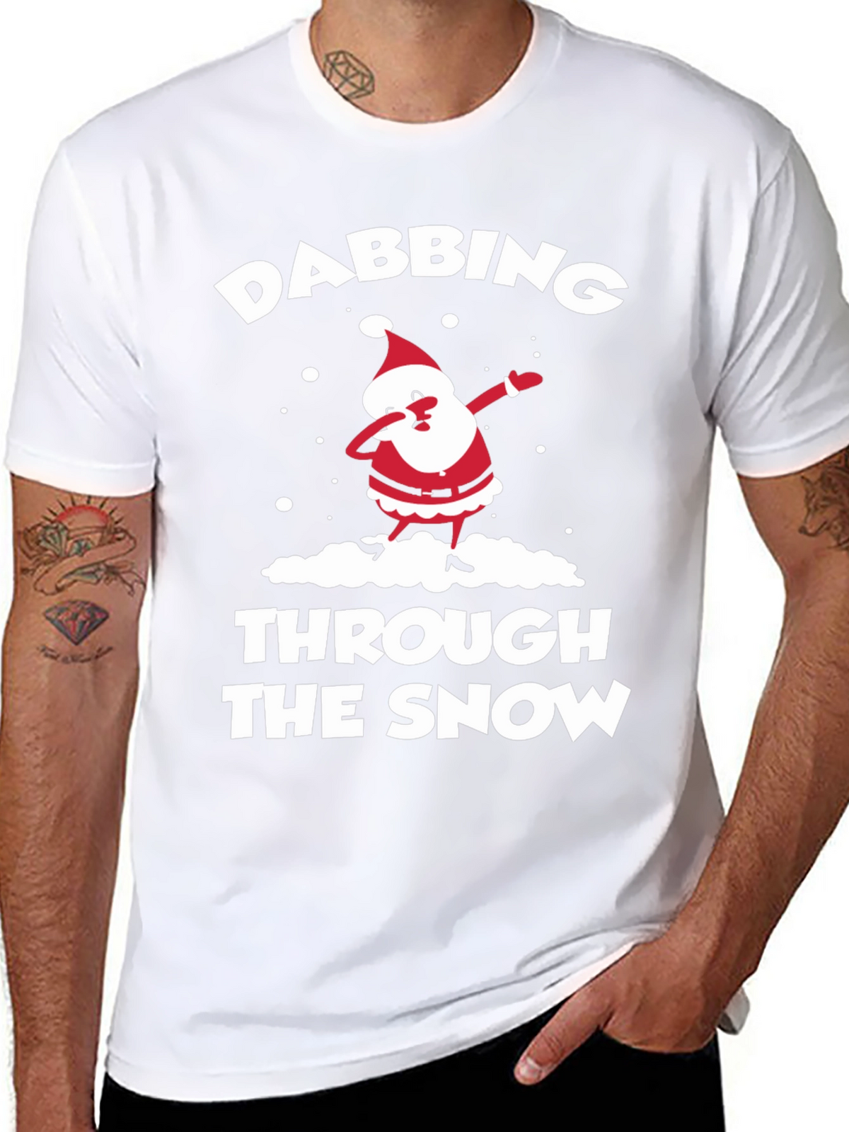 Dabbing Santa Christmas T-Shirt