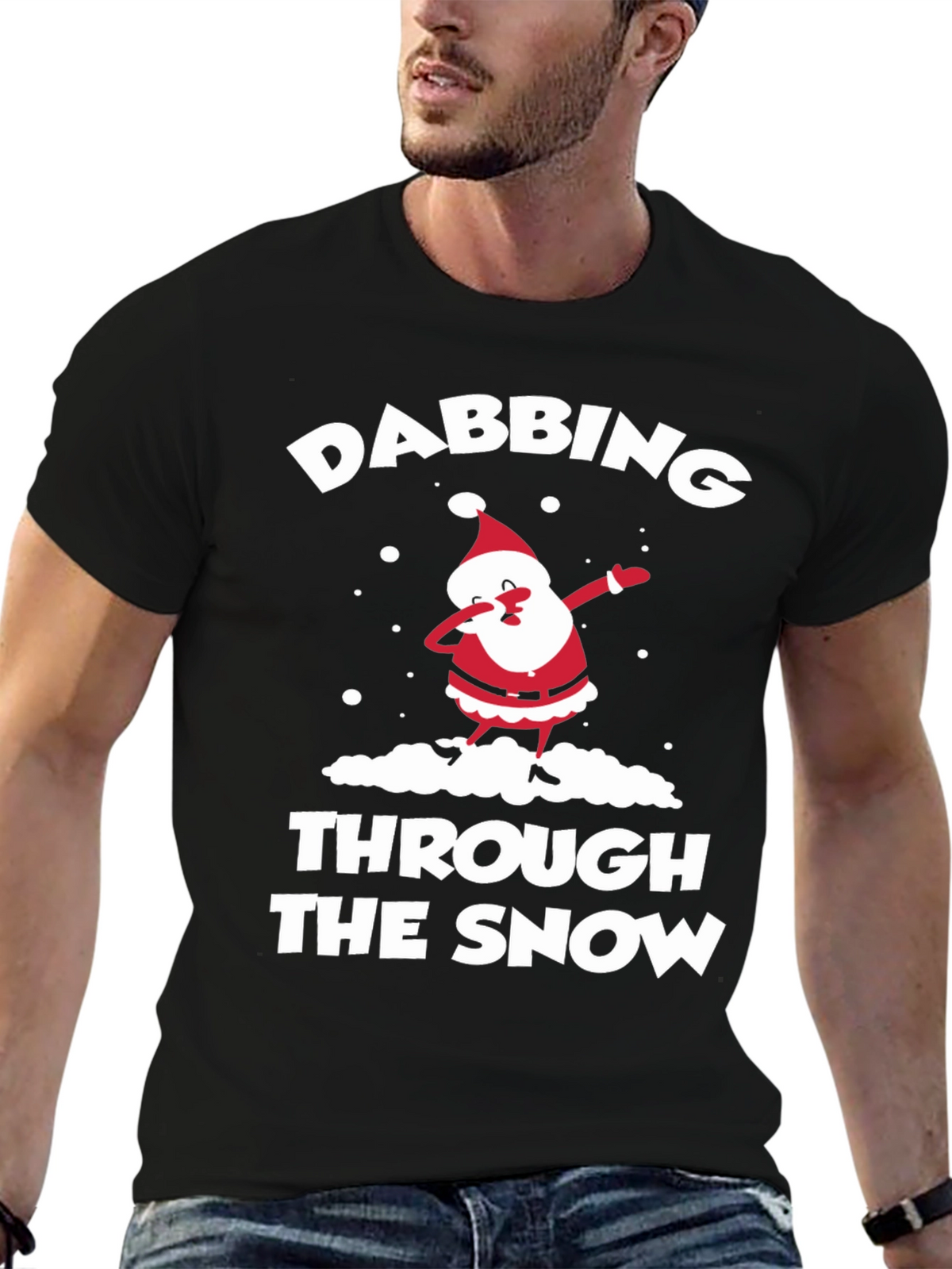 Dabbing Santa Christmas T-Shirt