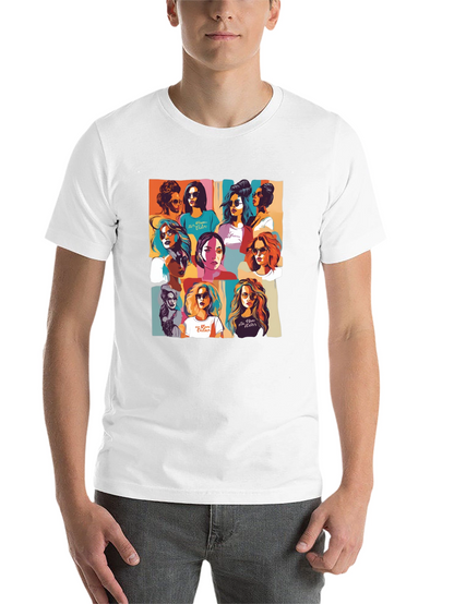 Retro Women Collage Graphic T-Shirt