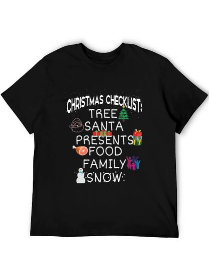 Christmas Checklist Graphic Tee
