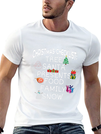 Christmas Checklist Graphic Tee