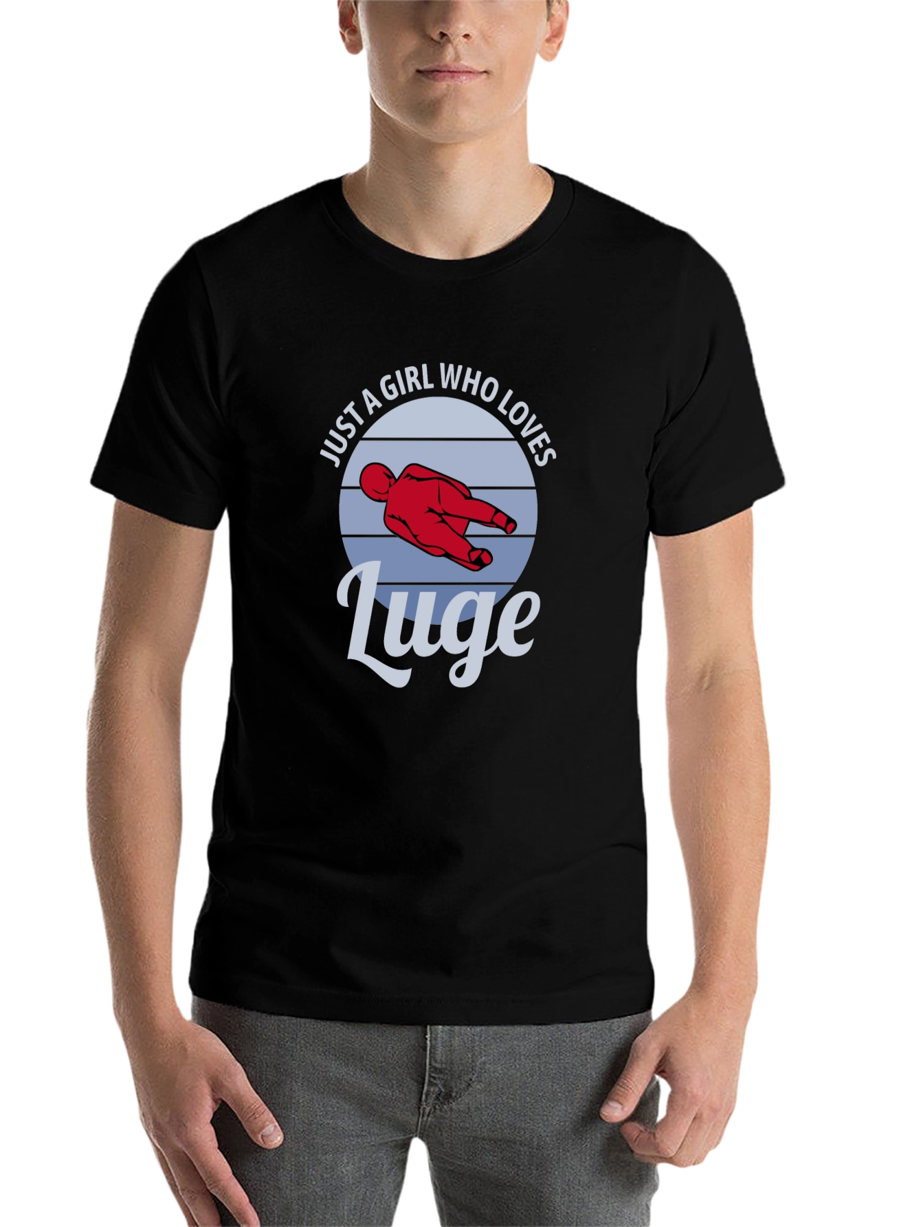 Just a Girl Who Loves Luge T-Shirt