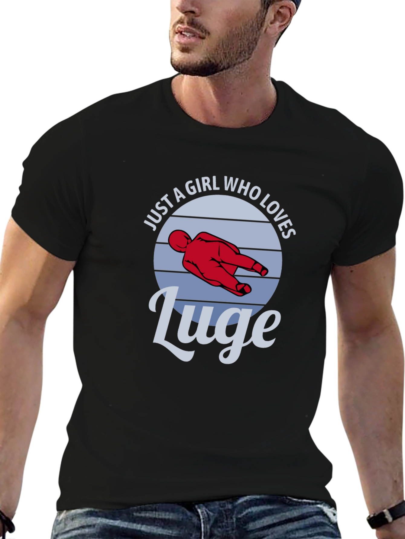 Just a Girl Who Loves Luge T-Shirt
