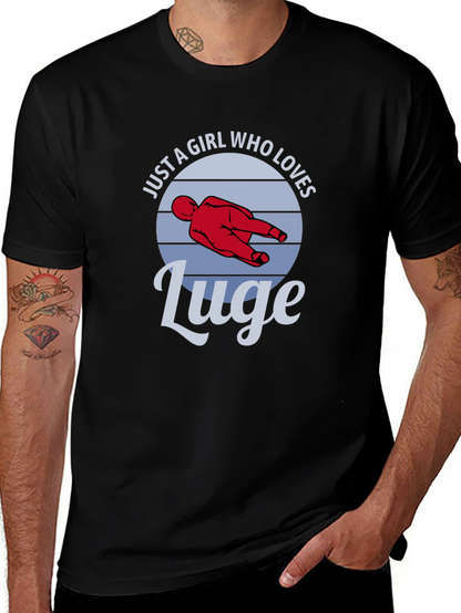 Just a Girl Who Loves Luge T-Shirt