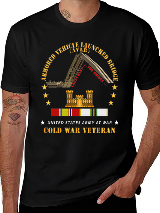 Armored Vehicle Launched Bridge (AVLB) Cold War Veteran T-Shirt