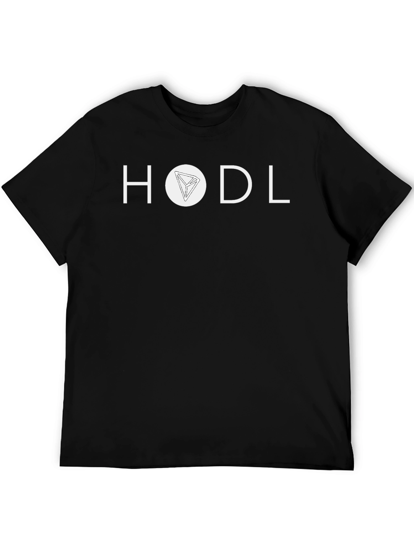 HODL Crypto Tee - Black Cotton Cryptocurrency Shirt
