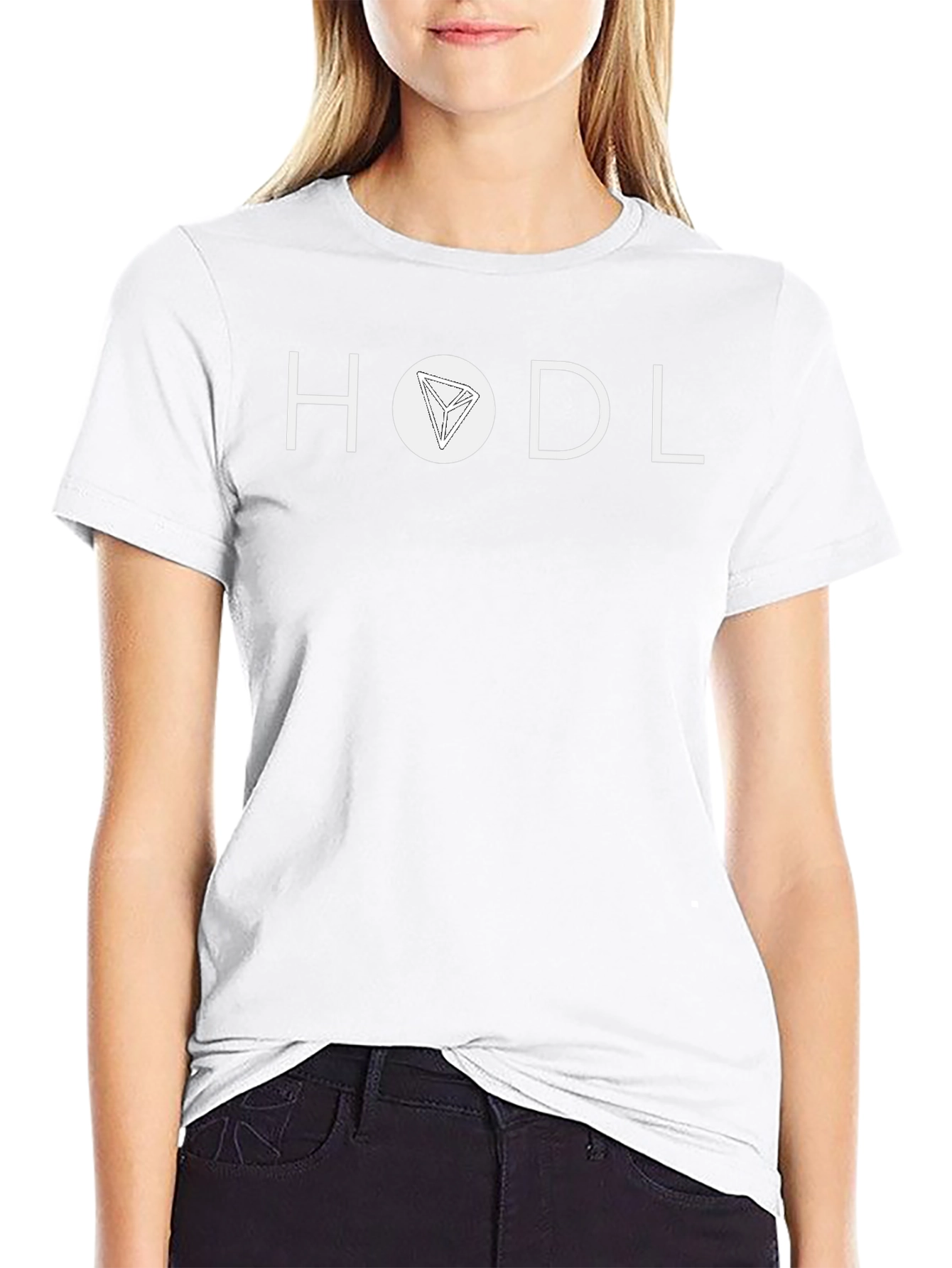 HODL Crypto Tee - Black Cotton Cryptocurrency Shirt