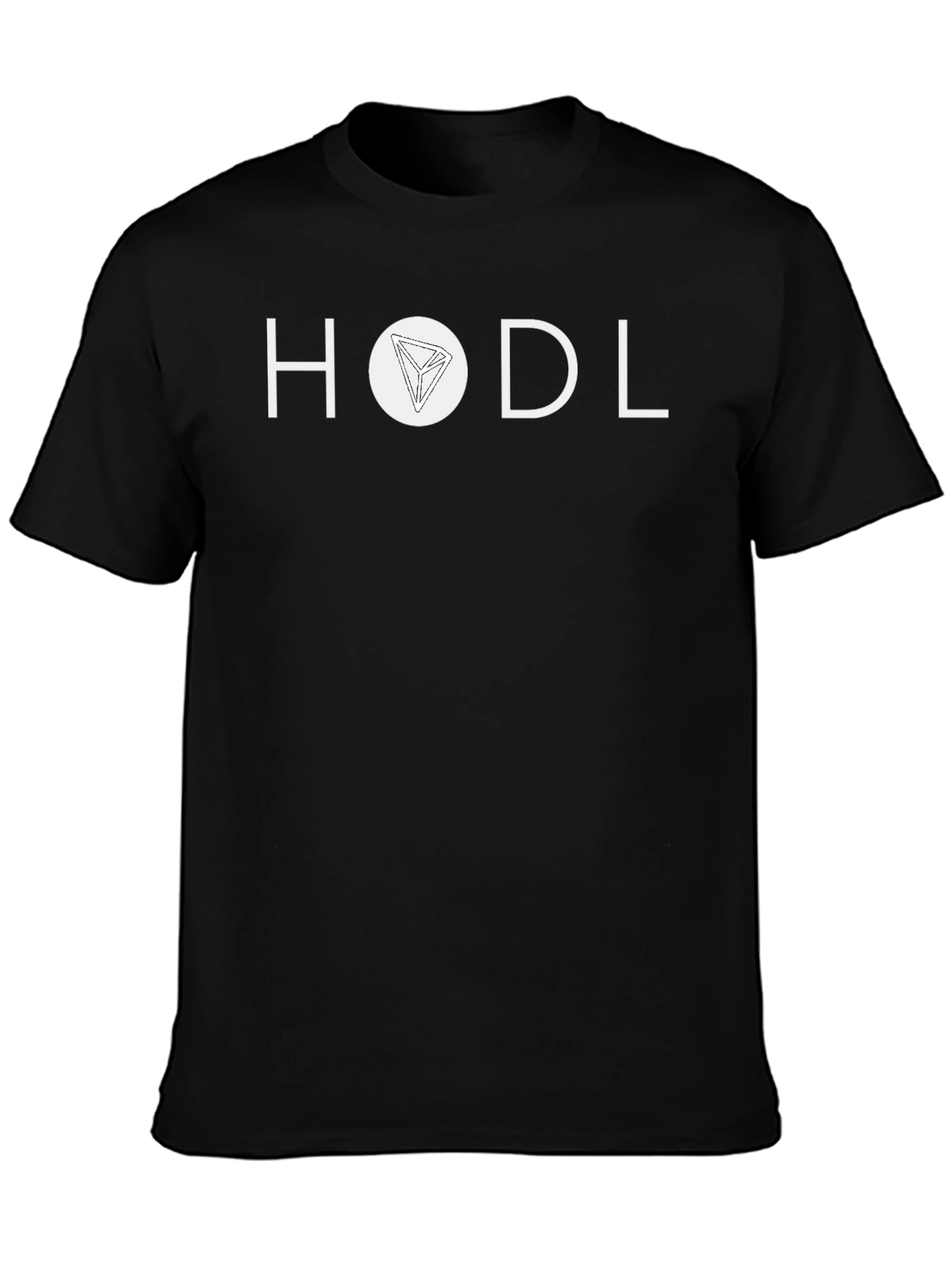 HODL Crypto Tee - Black Cotton Cryptocurrency Shirt