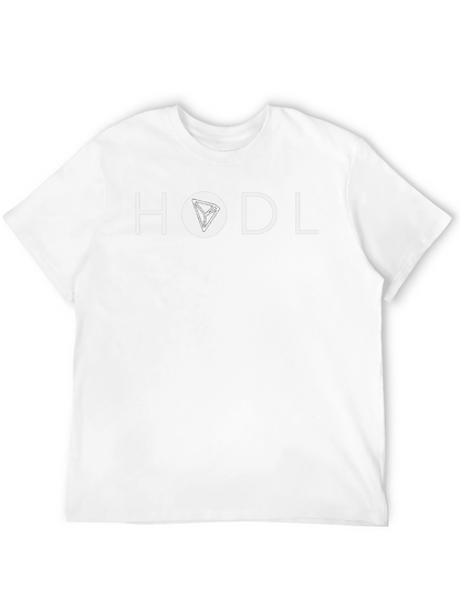 HODL Crypto Tee - Black Cotton Cryptocurrency Shirt