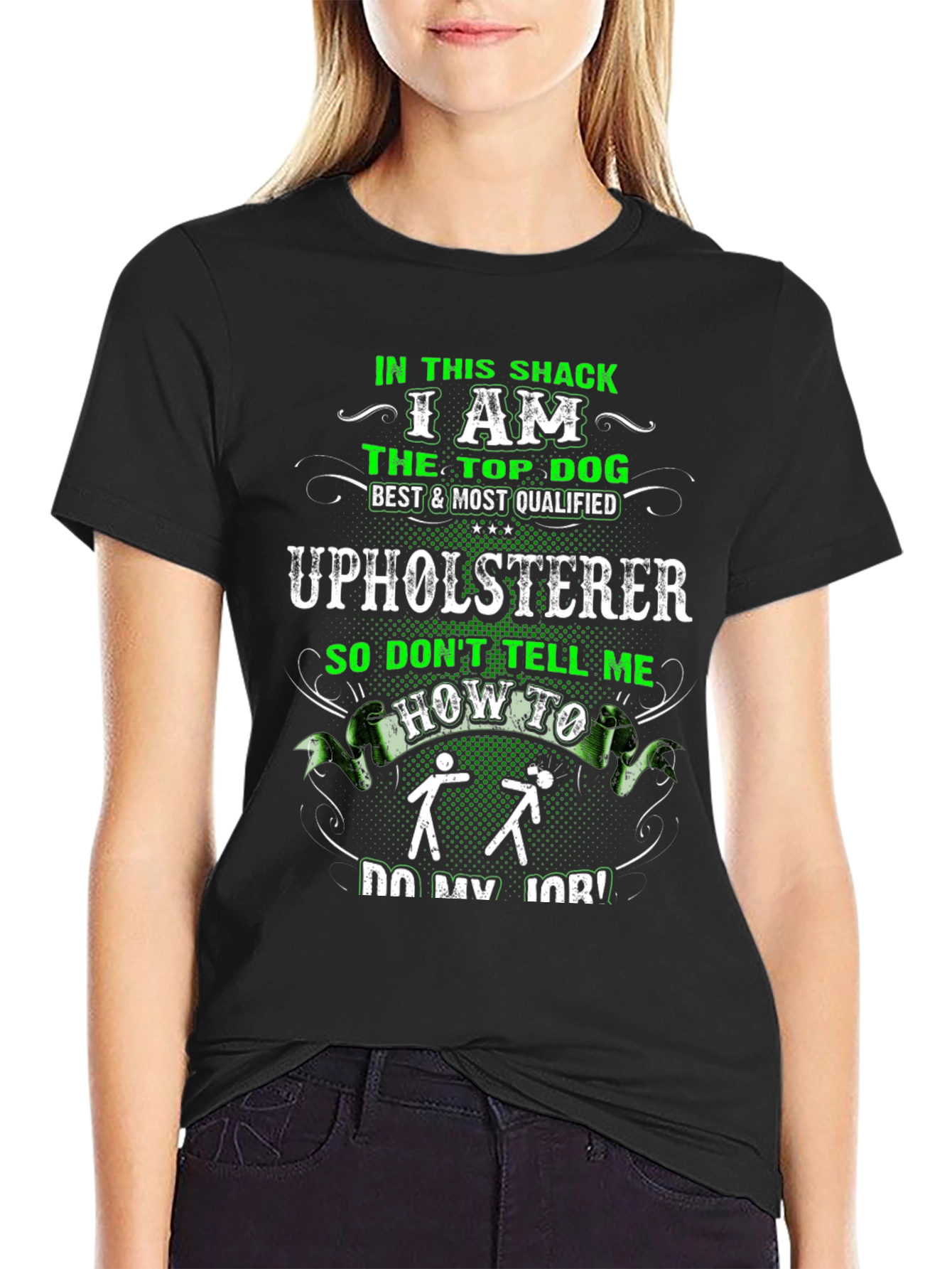 Upholsterer Funny Graphic T-Shirt