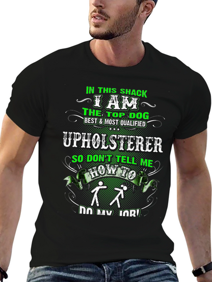 Upholsterer Funny Graphic T-Shirt
