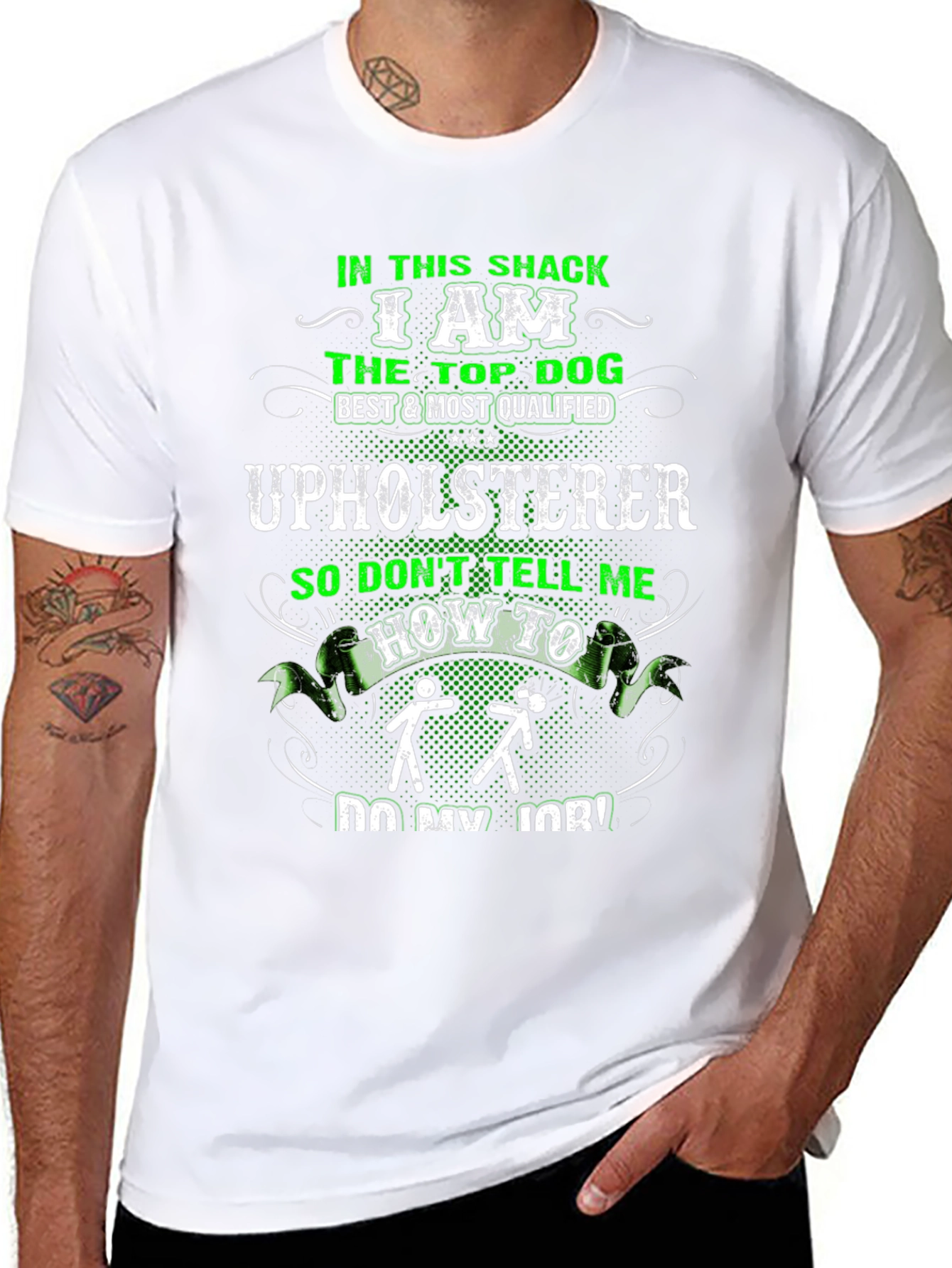 Upholsterer Funny Graphic T-Shirt