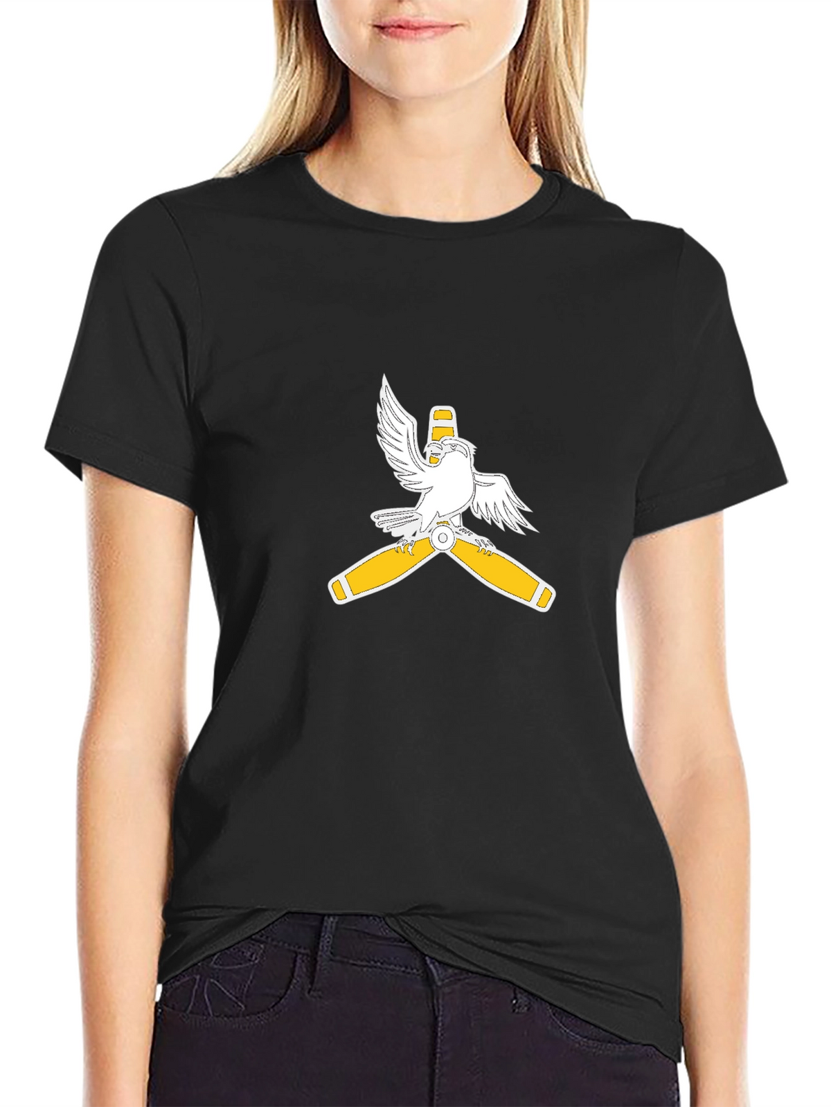 Aviator Eagle Propeller Graphic Tee