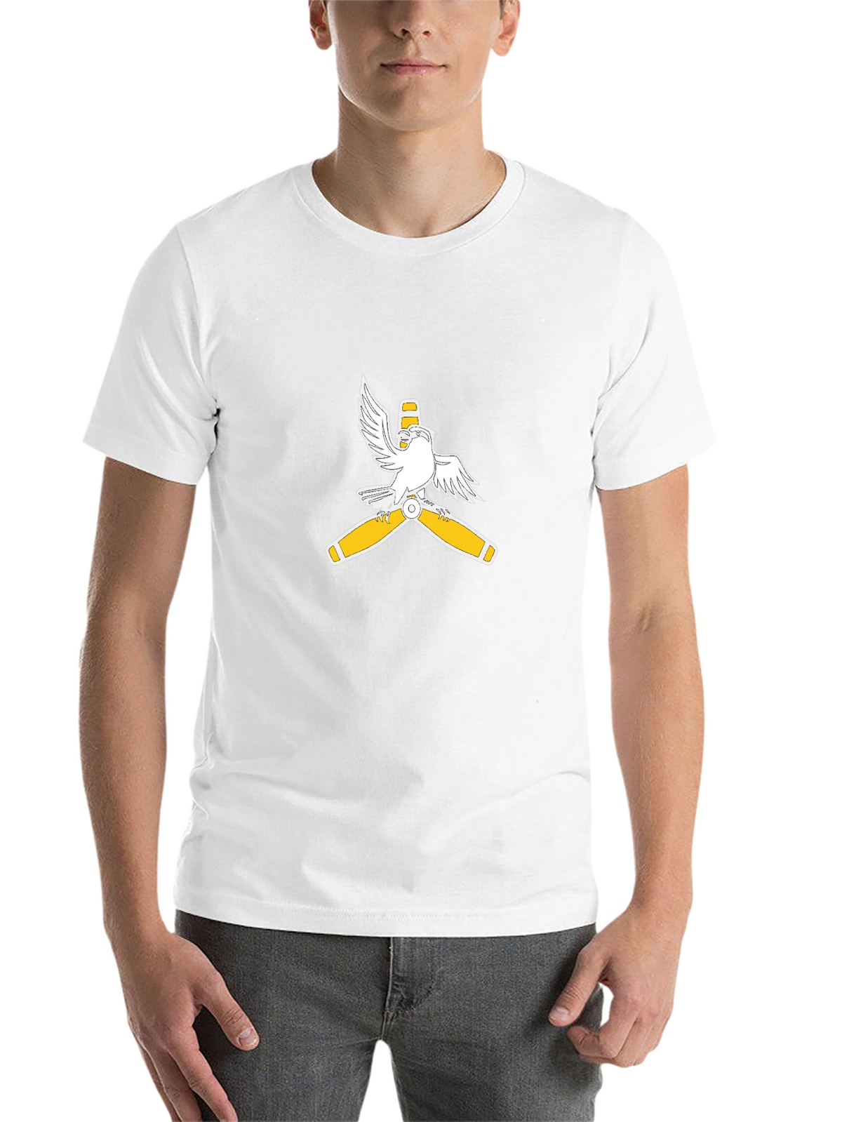 Aviator Eagle Propeller Graphic Tee