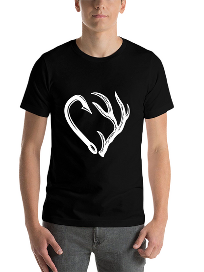 Hooked on the Hunt T-Shirt - Black