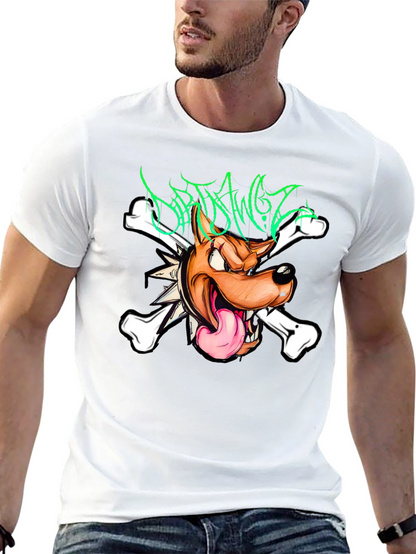 Dirty Dawgz T-Shirt - Edgy Cartoon Dog Graphic