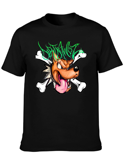 Dirty Dawgz T-Shirt - Edgy Cartoon Dog Graphic