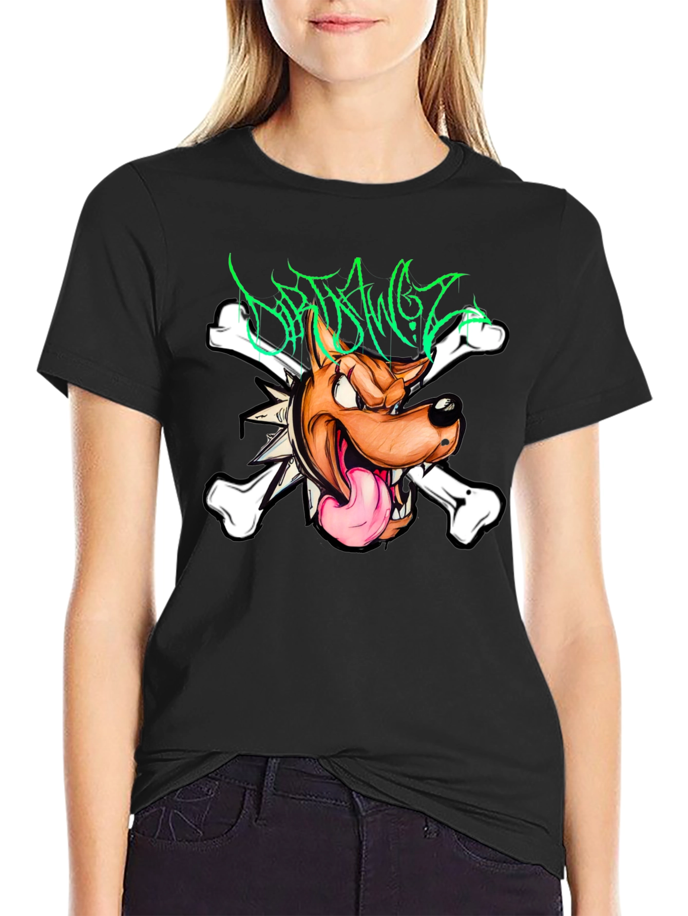 Dirty Dawgz T-Shirt - Edgy Cartoon Dog Graphic
