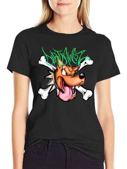 Dirty Dawgz T-Shirt - Edgy Cartoon Dog Graphic