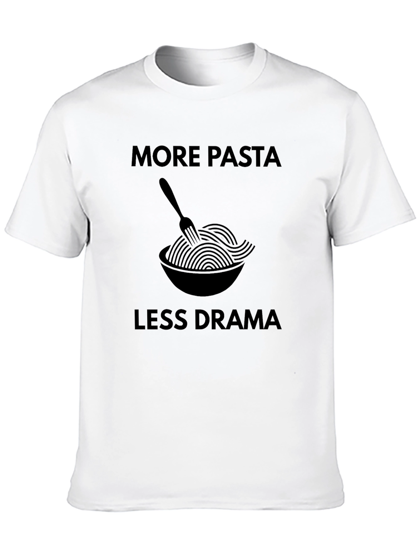 More Pasta Less Drama Graphic T-Shirt