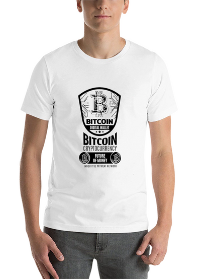 Bitcoin Digital Wallet Black T-Shirt