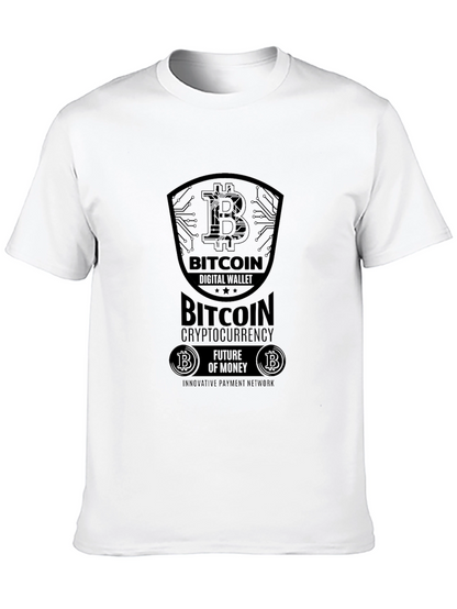Bitcoin Digital Wallet Black T-Shirt