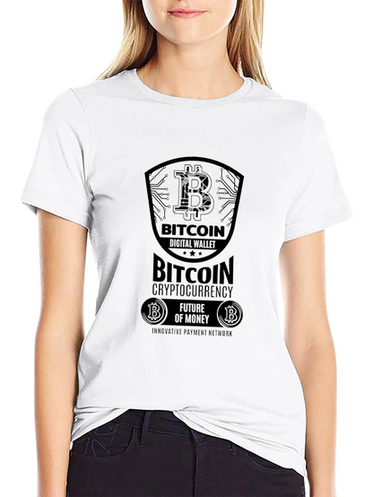 Bitcoin Digital Wallet Black T-Shirt