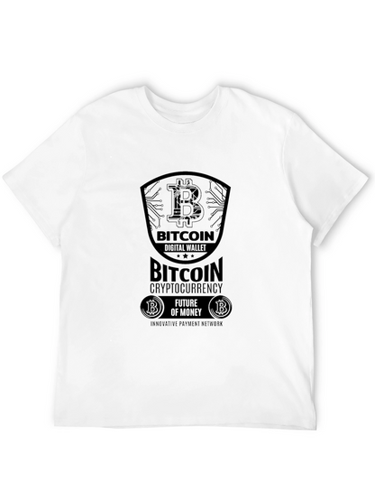 Bitcoin Digital Wallet Black T-Shirt