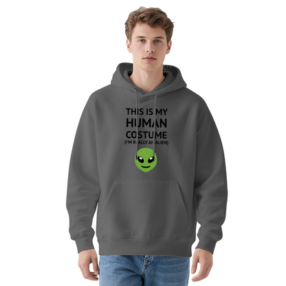 Funny Alien This Is My Human Costume Hoodie, Unisex Comfort Daily Outfit