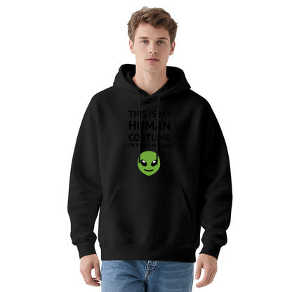 Funny Alien This Is My Human Costume Hoodie, Unisex Comfort Daily Outfit