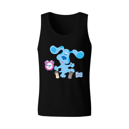 Blue¡¯s Clues Classic Cartoon Nostalgia Men Cotton Tank Top