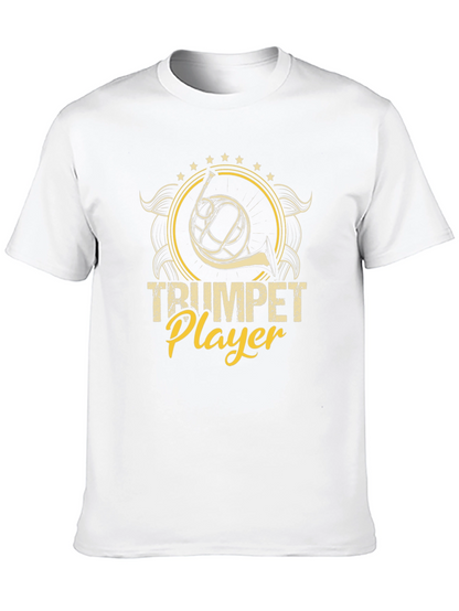 Trumpet Player Black Graphic Tee