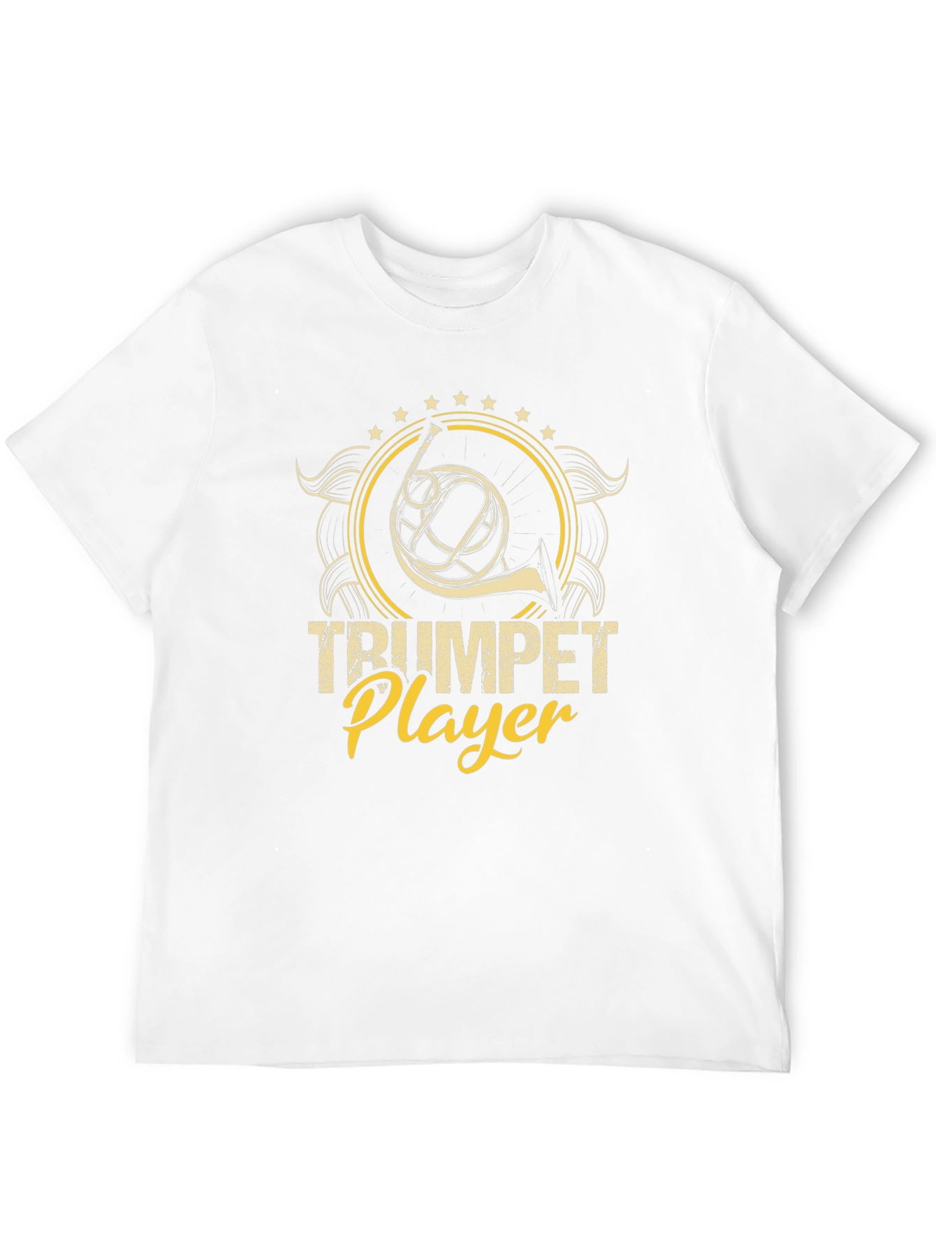 Trumpet Player Black Graphic Tee