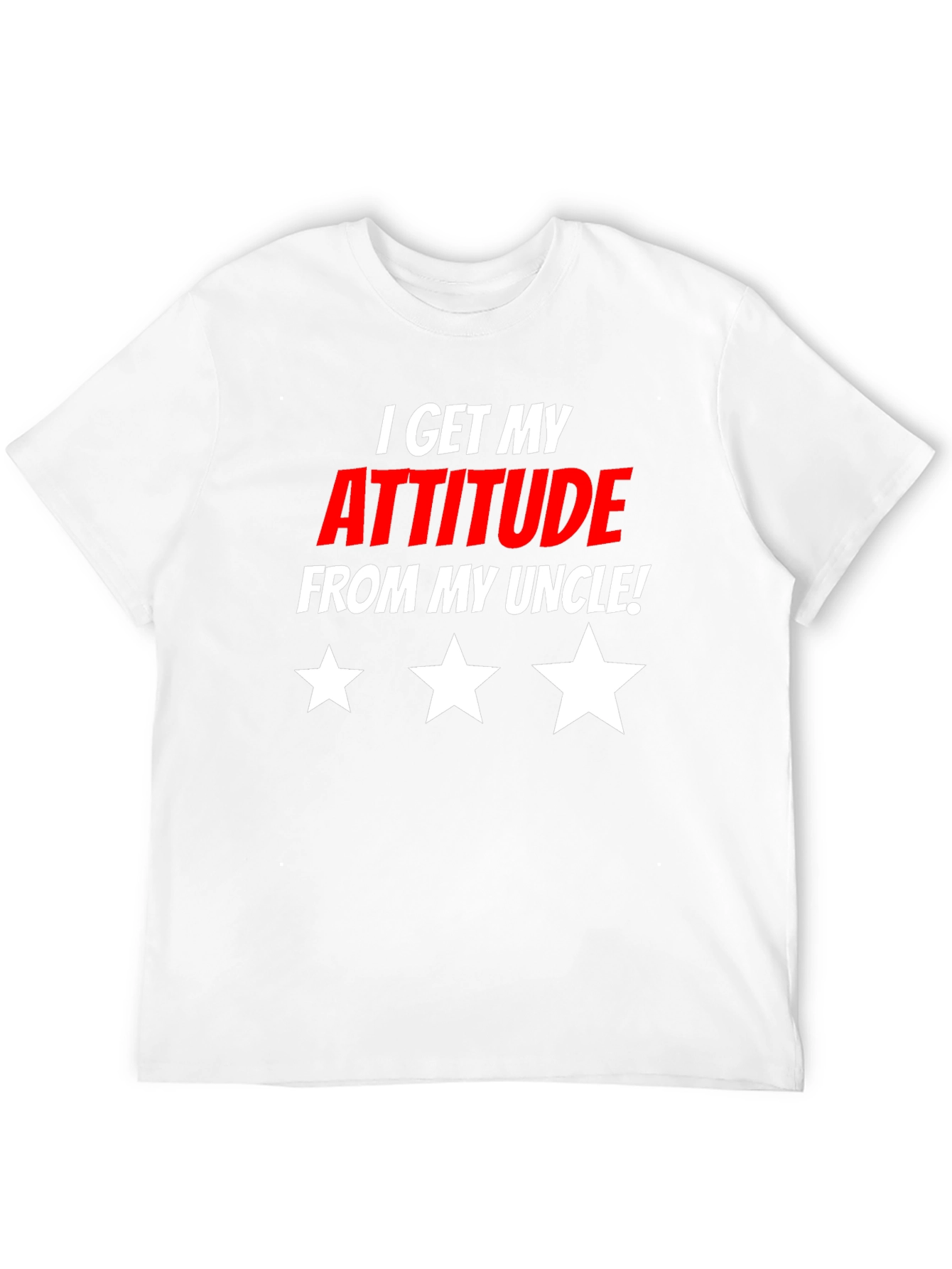 Attitude From Uncle Graphic T-Shirt