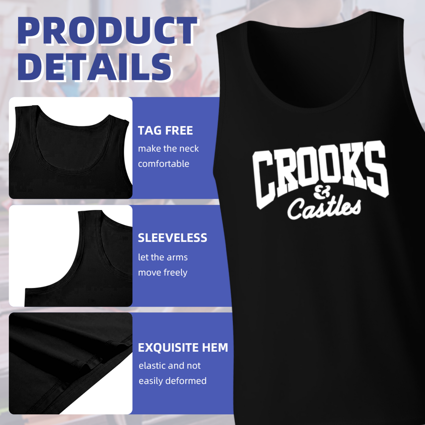 Crooks & Castles Streetwear Logo Tank Top